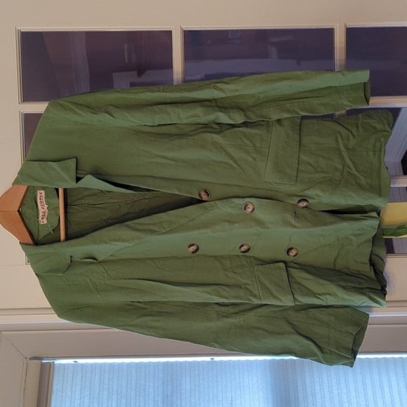 Free People Jackets & Blazers - NWOT Free People Olivia blazer in green size small